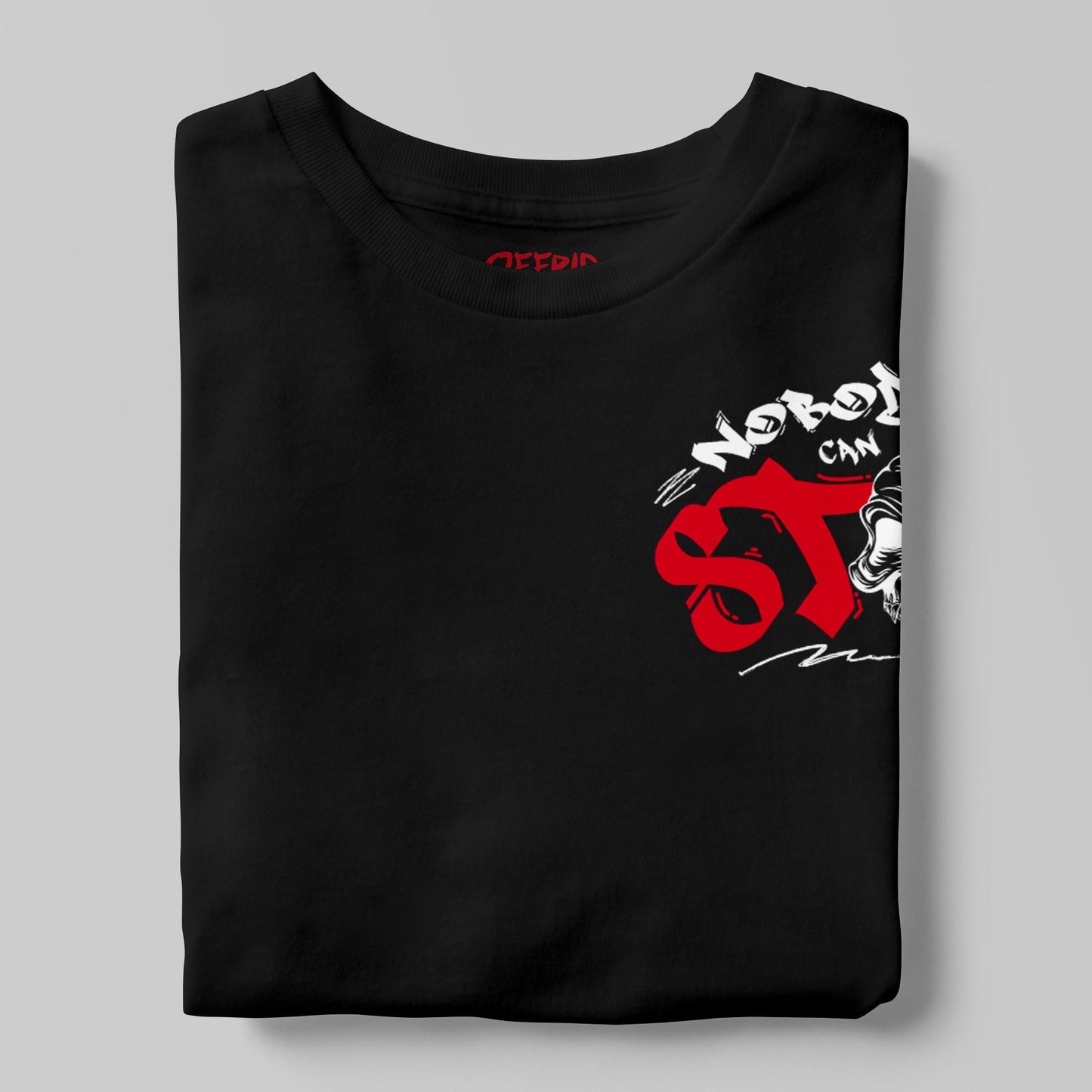 Regular Fit Offrid "Nobody Can Stop Me" T-Shirt, Unleash the Rebel Within, Streetwear, Graphic T-Shirt, Unisex Tee, Bold Fashion Apparel