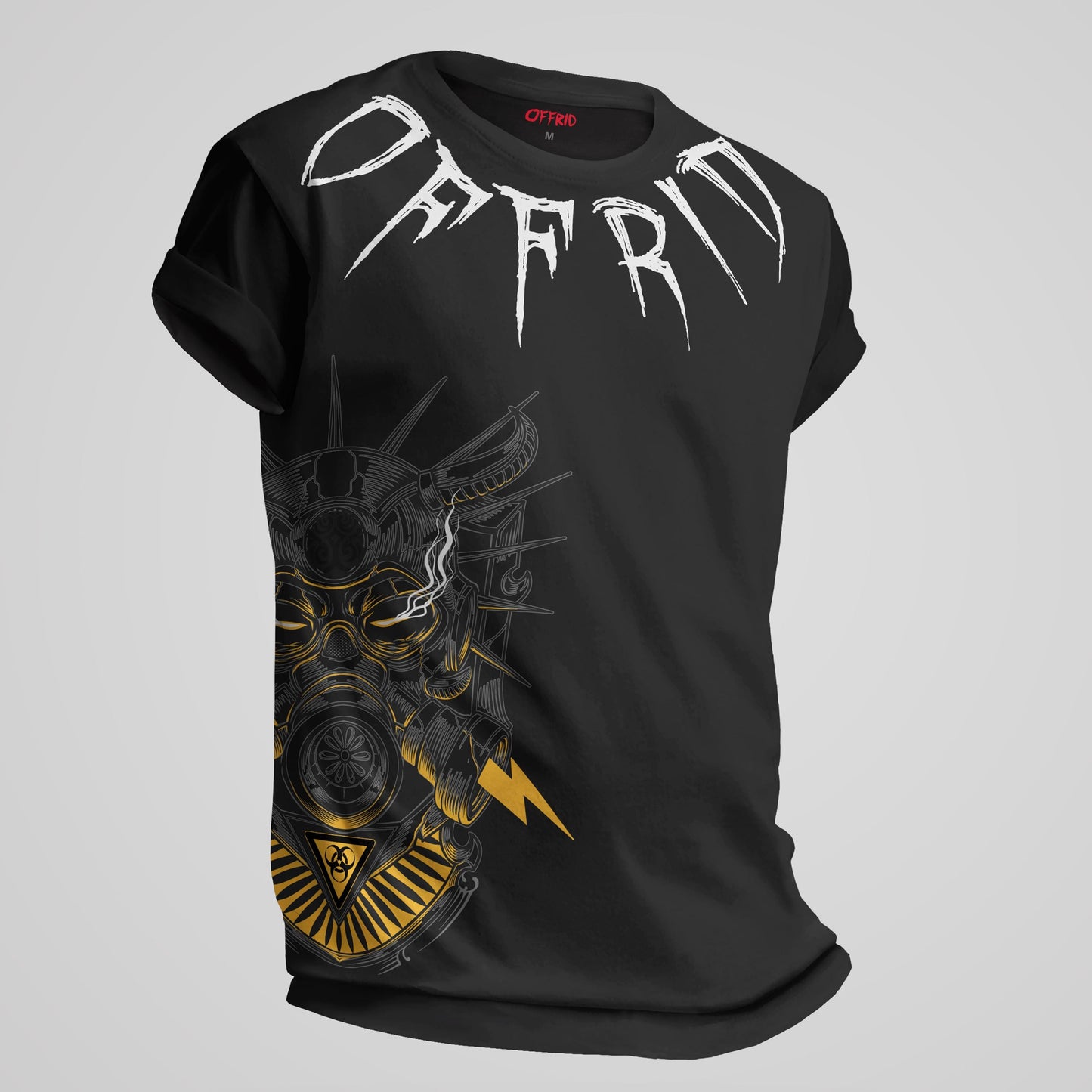 Oversized, Drop Shoulder, Streetwear T-Shirt, Bold Cyberpunk Design, Cool Shirt for Men, Edgy Aesthetic Clothing, Techwear, Casual Tee